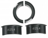 Hülsen-Set Ergotec schwarz Alu, für Vorbauten...