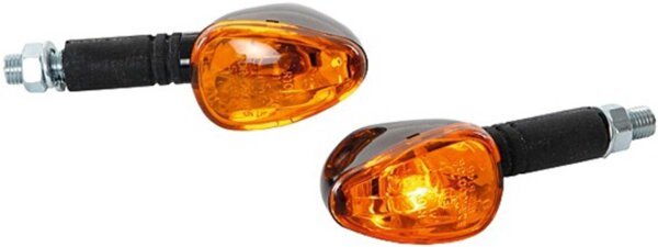 SPEC-X Blinker "LD" SB-verpackt, E-geprüft, 12 V / schwarz, langa