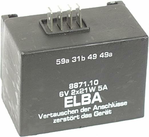 Elektronische Lade- und Blinkanlage Für die Regelu 6 V, 8871.10/1