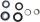 ALL BALLS RACING Radlagersatz Hochgeschwindigkeits 25-1475