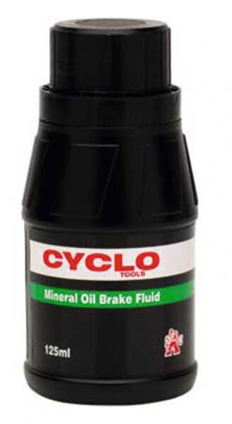 bremsflüssigkeit cyclo mineröl 125ml, flasche