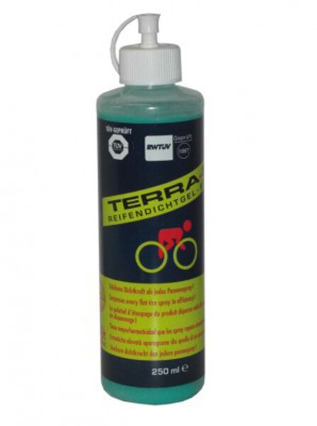 Reifendichtgel Terra S 250ml, Flasche, TÜV-geprüft bis 80km/h