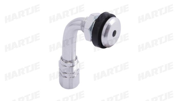 SPEC-X Ventil 90° abgewinkelt, Ø 11,4 mm, für schl Alu-chrom