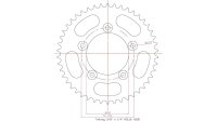 ESJOT Kettenrad "32152" 520, Stahl, schwarz 46...