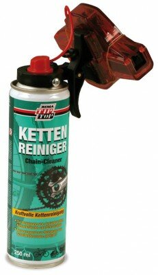 Kettenreinigungsgerät Tip Top mit Reiniger-Spray, Set im SB-Blister