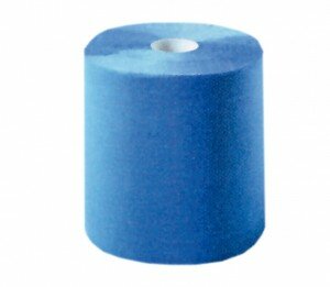 putztuchrolle 3-lagig multiclean 37cm breit, blau, ca. 1000 abrisse