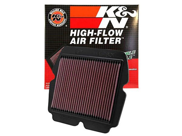 K&N Tauschluftfilter Hoher Luftstrom mit ausgezeichneter Filtration, entwickelt zur Steigerung der PS-Leistung und Besch