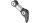 Busch&Müller Scheinwerferhalter "464" Passen silber