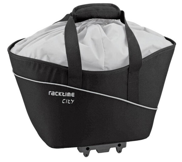 Racktime System Shoppingtasche Shopit schwarz, inkl. Snapit Adapter, 20 ltr