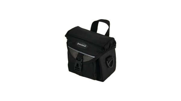 lenkertasche haberland klein schwarz, 15x12x12cm, 2 ltr