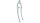 Gabel 28", 1 1/8", passend für Victoria Retro Stah classic grey