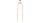 Gabel 26" 1 1/8", Unicrown Stahl, V-Brake, passend creme