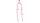 Gabel 26" 1 1/8", Unicrown Stahl, V-Brake, passend rosé