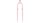 Gabel 26" 1 1/8", Unicrown Stahl, V-Brake, passend rosé