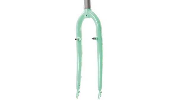 Gabel 28" 1 1/8", Unicrown Stahl, V-Brake, passend pastelgreen