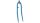 Gabel 28" 1 1/8", Unicrown Stahl, V-Brake, passend petrol