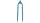 Gabel 28" 1 1/8", Unicrown Stahl, V-Brake, passend petrol