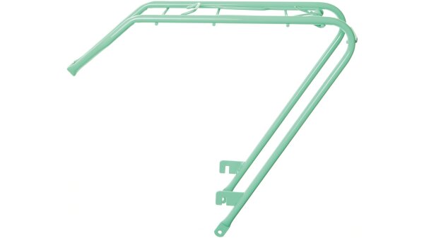 Gepäckträger 28", Stahl lackiert, passend für Swan pastelgreen