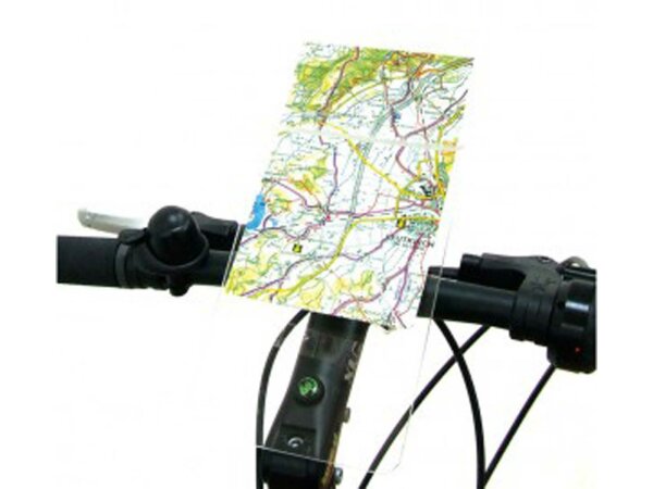 Radwanderkarten-Halter Mini-Map II Lenkerbefestigung, 12x25cm