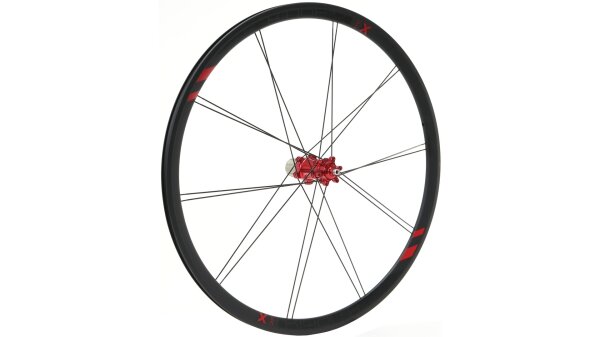 TERN H.R.-Laufrad 26", 11-fach, 20 Loch, Disc, pas schwarz/rot