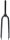 TERN Aluminium-Gabel 26" schwarz, 222 m