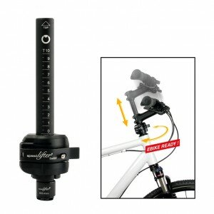 lenkerverstellung speedlifter twist t6 ø24,4mm, hülse 39,5mm, schwarz, 6cm