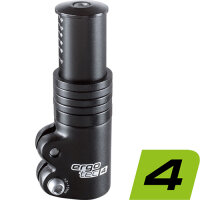 Ergotec VORBAU AHEAD ADAPTER 1 1/8 - 117mm, Safety Level...