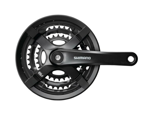 SHIMANO Kettenradgarnitur "TY 501", 3-fach, 4-kant