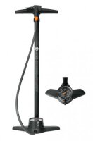 standpumpe sks airkompressor 12.0 multi-valve, schwarz dv/av/sv