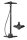 standpumpe sks airkompressor 12.0 multi-valve, schwarz dv/av/sv
