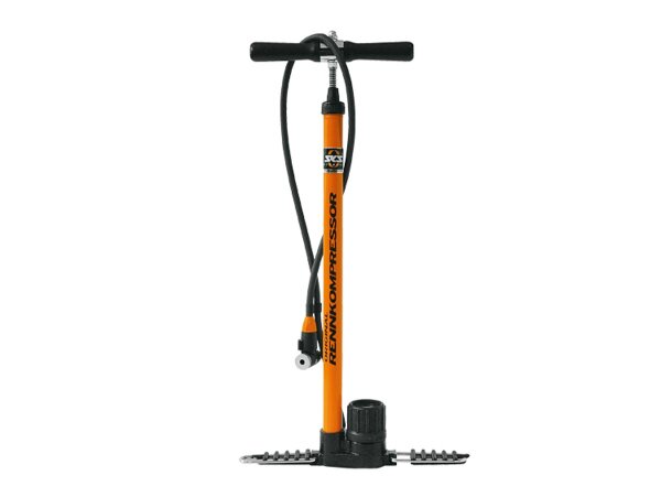 standpumpe sks rennkompressor e.v.a.-ventilkopf, orange  dv/av/sv