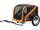 BLUE BIRD Hundeanhänger 12" Stahllaufräder mit Luf braun / orange