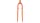 Gabel 28" 40 mm Gewinde apricot salmon