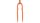 Gabel 28" 40 mm Gewinde apricot salmon