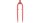 Gabel 28" 40 mm Gewinde rosered, 210 m