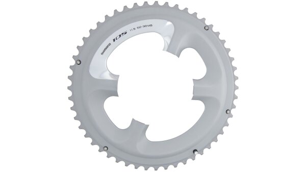 SHIMANO Kettenblatt "105, 5800" 4-Arm, für 2x11-fa 52 Zähne, silb