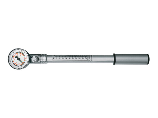 federgabel-/dämpferpumpe sks usp silber, mit manometer
