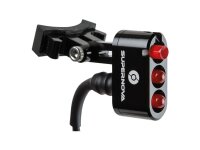 SUPERNOVA Rücklicht "E3 Tail Light 2" SB schwarz poliert, Sattelstützmontage, 18 g