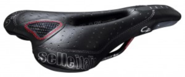 Sattel Selle Italia C-2 Gel-Flow schwarz, Unisex, 278x135mm, 260g, MTB