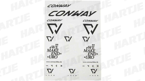 CONWAY AUFKLEBER-SET