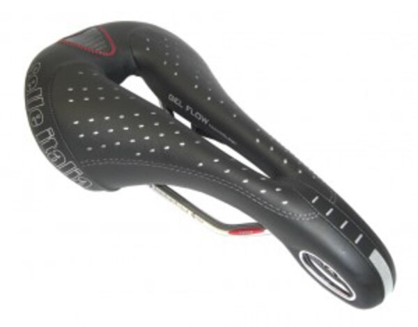 Sattel Selle Italia Max-Flite Gel Flow schwarz, Unisex, 290x150mm, 290g