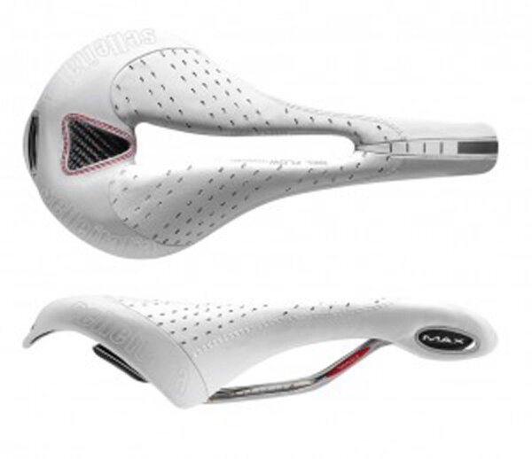 Sattel Selle Italia Max-Flite Gel Flow weiß, Unisex, 290x150mm, 290g, MTB