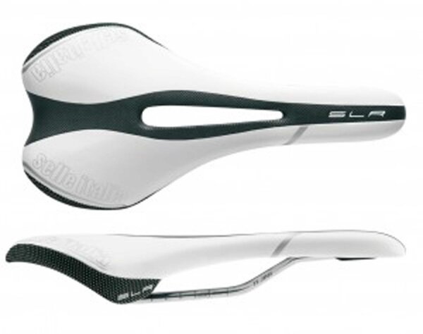 Sattel Selle Italia SLR XC Flow weiß, Unisex, 275x131mm, 175g, MTB