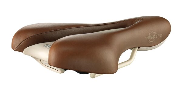 Sattel Selle Royal Respiro 50`s athletic Leder/braun, Unisex, 278x162mm, ca. 365g