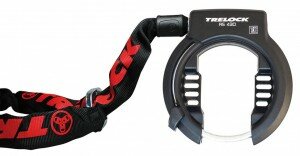 Rahmenschloss mit Kette Trelock Set NAZ RS 430/ZR355,sw,NAZ nicht abziehb.Schl.