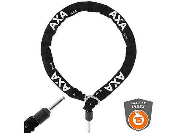 einsteckkette axa ulc130 schwarz 130cm, kettenstärke 5,5mm,10mm pin