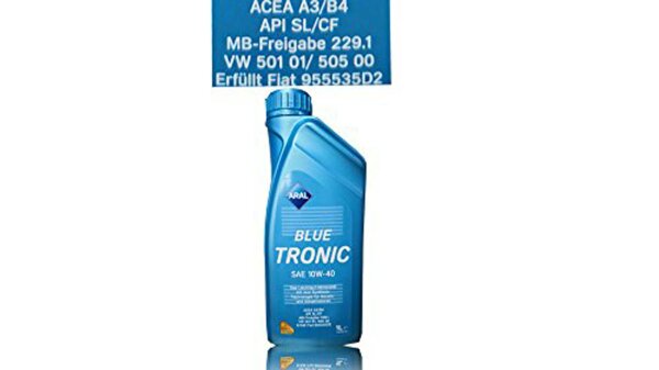ARAL Motoröl "Blue Tronic", SAE 10W-40, Spezifikationen