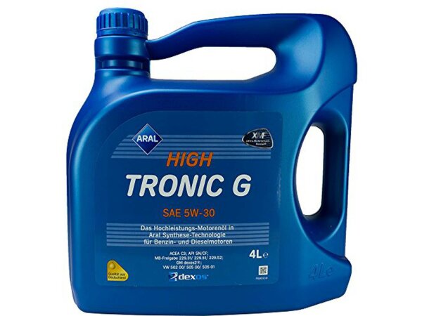 ARAL Motoröl "HighTronic G" , SAE 5W-30, Spezifikatione