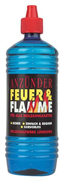 HOLZKOHLEWERK LÜNEBURG Grillanzünder "Feuer & Flamme", 