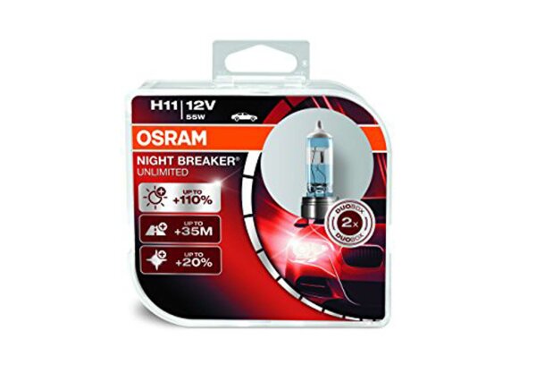 OSRAM Hauptlampe "NIGHT BREAKER UNLIMITED", H11, Haloge